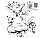 Craftsman 106154160 replacement parts diagram