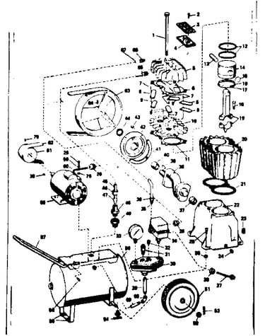 Twin cylinder tankmobiles