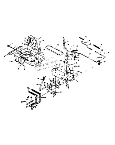 Rear pan and housing snubber kit