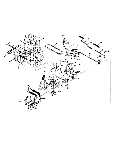 Rear pan and housing snubber kit