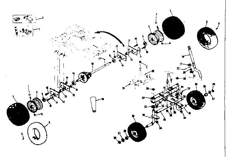 Wheel and axle assembly