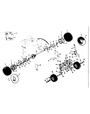 Wheel and axle assembly