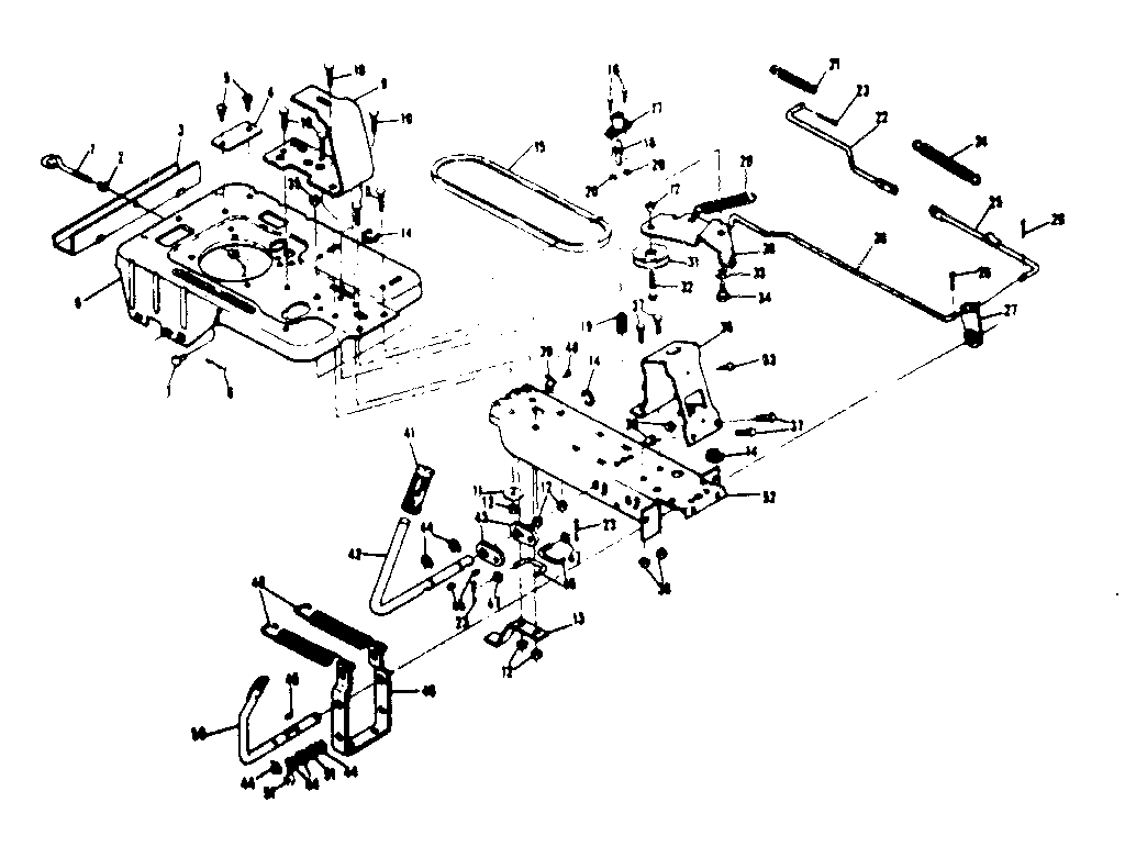 Rear pan and housing snubber kit