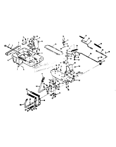 Rear pan and housing snubber kit