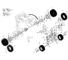 Craftsman 13196820 wheel and axle assembly diagram