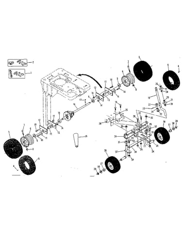 Wheel and axle assembly