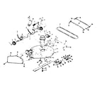 Craftsman 13196820 mower deck assembly diagram
