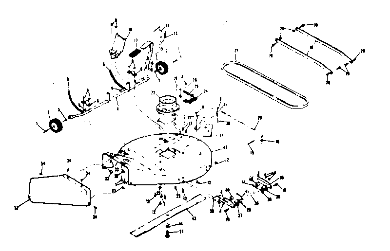 Mower deck assembly