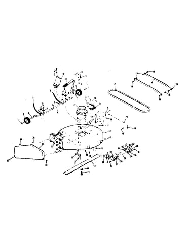 Mower deck assembly