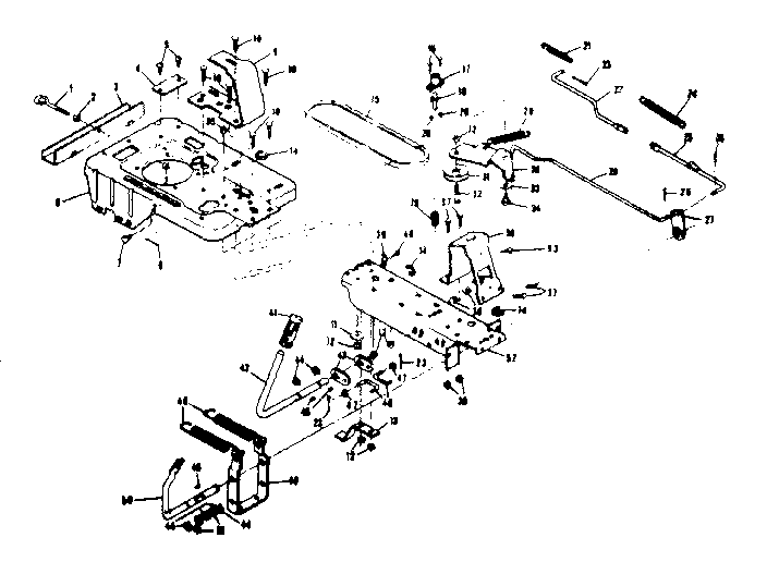 Rear pan and housing snubber