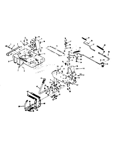 Rear pan and housing snubber