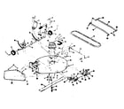 Craftsman 13196830 mower deck diagram