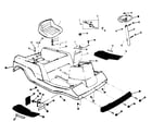 Craftsman 13196840 seat assembly diagram