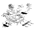 Craftsman 13196850 seat assembly diagram