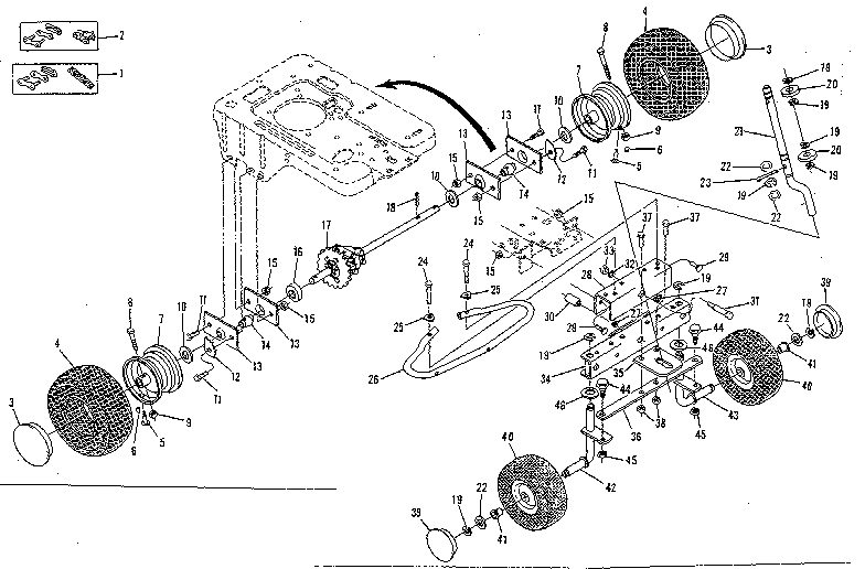 WHEEL AND AXLE ASSEMBLY