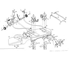 Craftsman 13196860 mower deck diagram