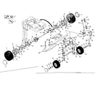 Craftsman 13196860 wheel and axle assembly diagram