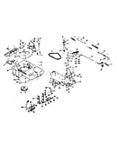 Rear pan and housing snubber