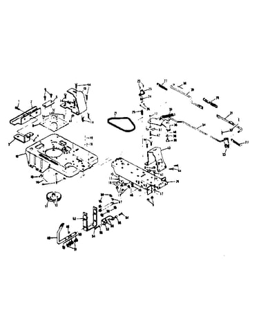 Rear pan and housing snubber