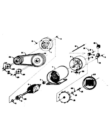 Stator and pulley assembly