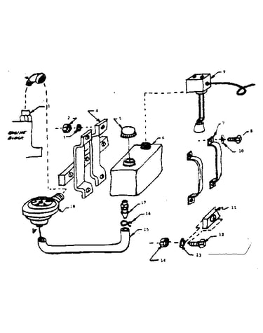Tank and pump assembly