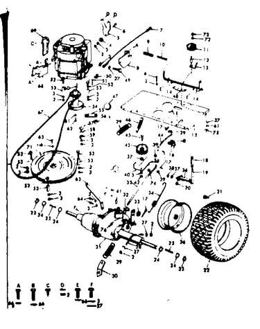 Rear transaxle and drive assembly
