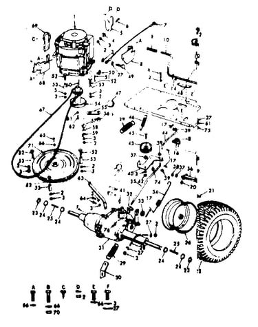 Rear axle and drive assembly