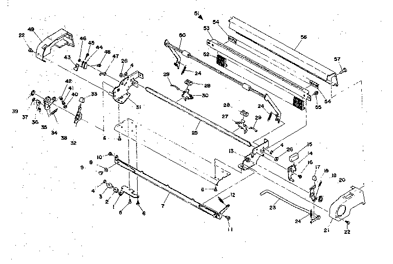 CARRIAGE MECHANISM - NO. 1