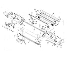 Sears 16153622 carriage mechanism - no. 1 diagram
