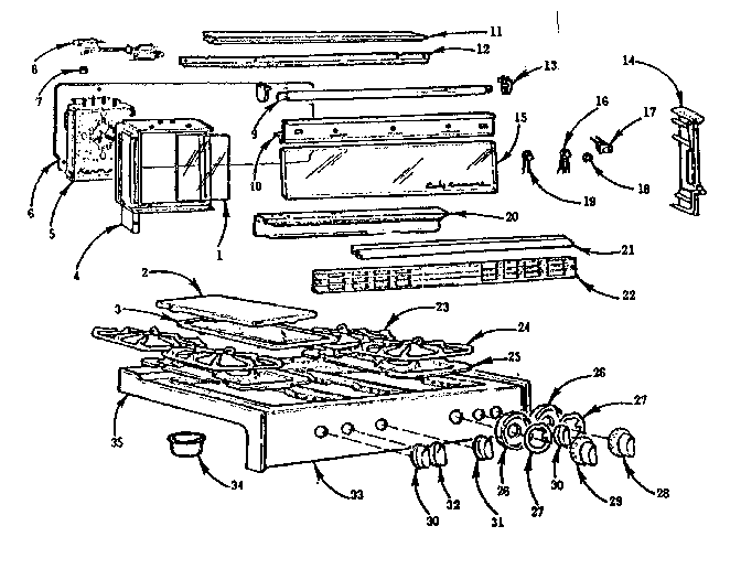 BACKGUARD AND MAIN TOP