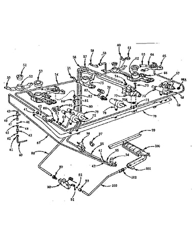 Burner section