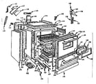 Kenmore 1037466150 body section diagram