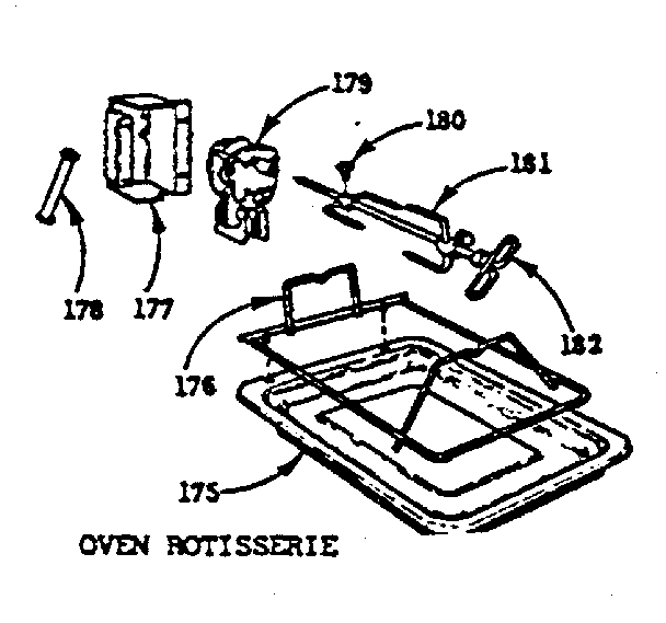 Oven rotisserie (optional)