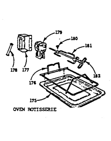 Oven rotisserie (optional)
