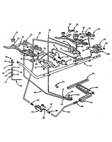 Burner section
