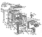 Kenmore 103766610 body section diagram