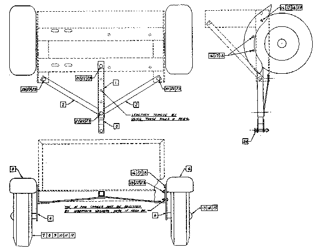 Generator trailer kit-model 580.31050