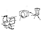 Briggs & Stratton 422400 TO 422499 (0721-01 - 0721-01 muffler, air guide and housing group diagram