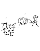 Muffler, air guide and housing group