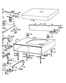 Rear panel and dust cover assembly
