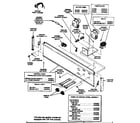 Huebsch 30CG control panel assembly (manual) diagram