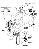 Door switch/thermostat/transformer/relay & terminal block