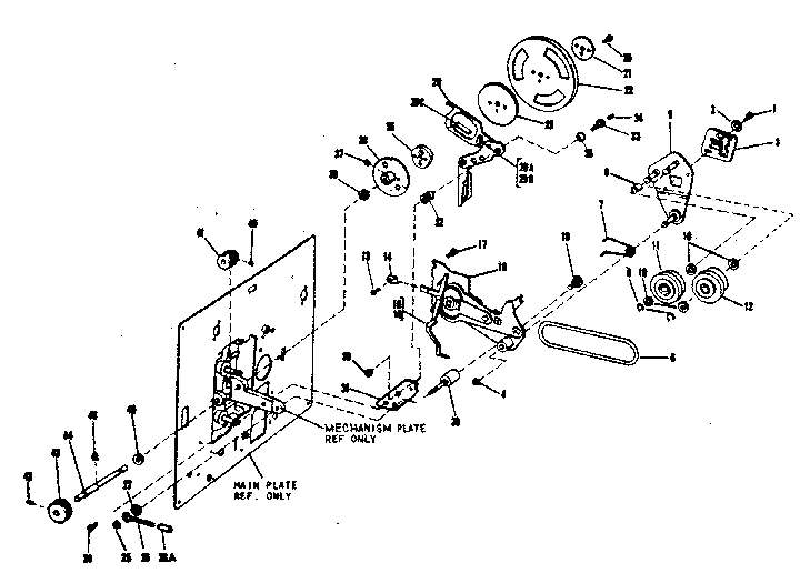 SHUTTER, SHUTTLE AND DRIVE MECHANISM