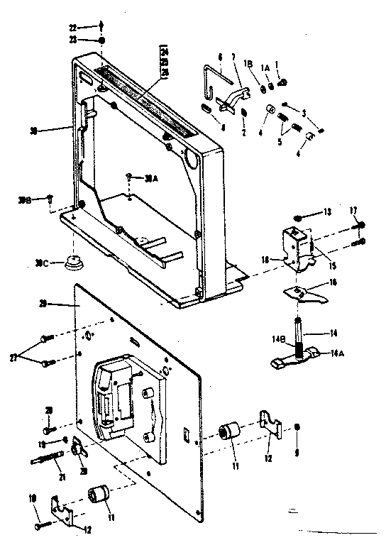 Main plate and main frame assemblies