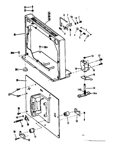 Main plate and main frame assemblies