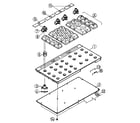 Sears 27258110 keyboard assembly diagram