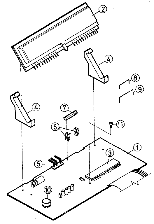 MAIN P.C. BOARD TUNER ASSEMBLY