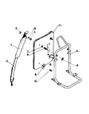 Knapsack band and frame
