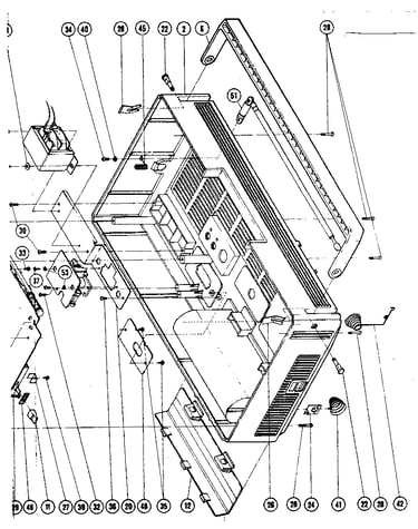 Rear cabinet