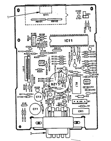 Power and control circuit board 12675 r